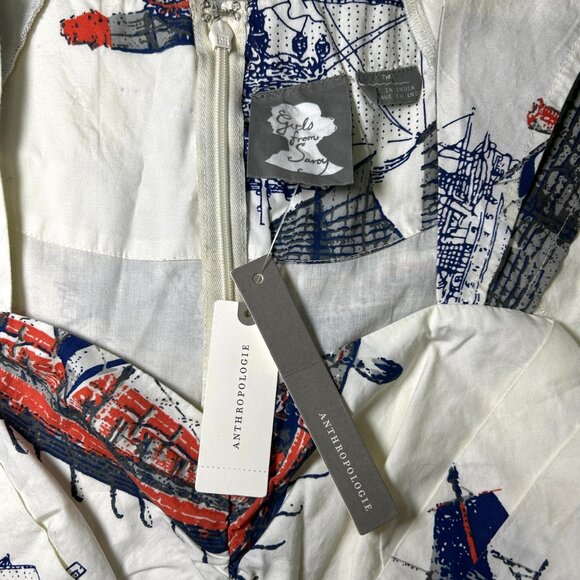 Anthropologie Girls From Savoy Bon Voyage Dress size 2 NWT - Picture 6 of 10